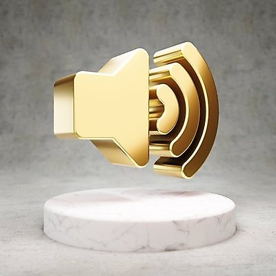 JPG 해외이미지 일러스트 사람없음 3D 디지털 금색 황금 볼륨 심볼 광택 해외일러스트 컬러 디지털합성 파일형식 이미지허브