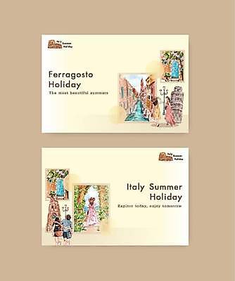 EPS 해외이미지 전신 여자 남자 꽃 일러스트 휴가 여러명 성인 건물 이탈리아 베이지색 성인만 해외일러스트 식물 건축물 유럽 컬러 다수 사람 파일형식 벡터 이미지허브