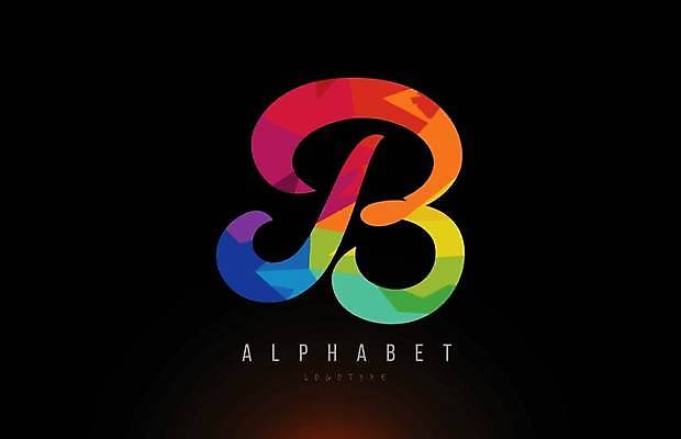 EPS 해외이미지 모양 템플릿 디자인 알파벳 백그라운드 무지개 일러스트 회사 비즈니스 빨간색 초록색 파란색 노란색 편지 B 심볼 신분 엘리먼트 활자 해외일러스트 자연요소 영어 컬러 활자판 파일형식 벡터 이미지허브