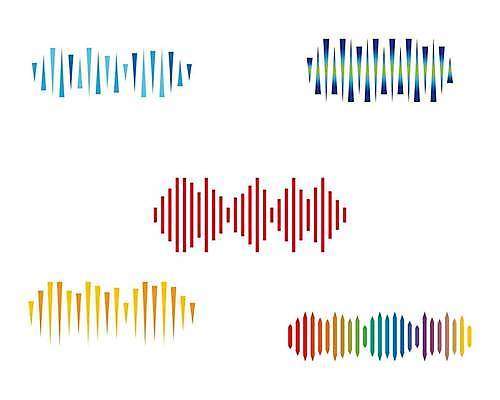 EPS 해외이미지 음악 일러스트 사람없음 컬러풀 소리 볼륨 그라데이션 스테레오 무지개색 이퀄라이저 사운드웨이브 해외일러스트 컬러 문화예술 파일형식 벡터 이미지허브
