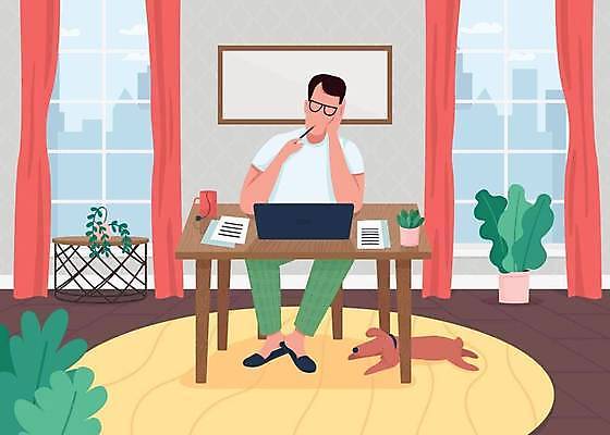 EPS 해외이미지 전신 남자 일러스트 직장 한명 앉기 성인 취미 노트북 컴퓨터 사무실 업무 비즈니스맨 만화 작가 성인남자한명만 해외일러스트 직업 1 회사 비즈니스 모션 사람 전자제품 작업 직장인 남자한명만 성인남자만 파일형식 벡터 이미지허브