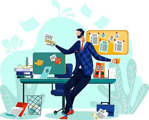 EPS 해외이미지 전신 남자 의자 일러스트 한명 들기 앉기 성인 사무실 모니터 업무 비즈니스맨 책상 얼굴없음 성인남자한명만 해외일러스트 1 가구 비즈니스 모션 사람 컴퓨터 작업 직장인 남자한명만 성인남자만 파일형식 벡터 이미지허브