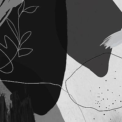 EPS 해외이미지 디자인 백그라운드 잎 일러스트 추상 사람없음 검은색 회색 해외일러스트 식물 컬러 무늬 파일형식 벡터 이미지허브