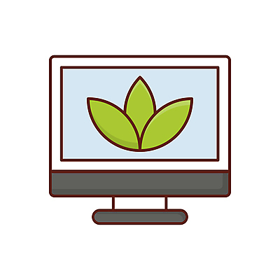 포토 JPG 해외이미지 의학 사람없음 새싹 모니터 약초 해외포토 식물 컴퓨터 풀_식물 파일형식 이미지허브