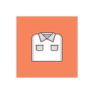 EPS 해외이미지 템플릿 디자인 드레스 옷 선 셔츠 티셔츠 일러스트 비즈니스 유행 검은색 웹 공백 흰색 직물 플랫 심볼 사인 심플 윤곽 골프티 고립 스타일 해외일러스트 컬러 상의 인터넷 골프용품 파일형식 벡터 이미지허브