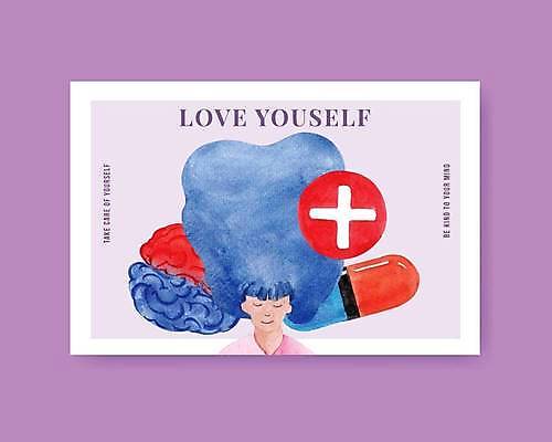 EPS 해외이미지 여자 감정 일러스트 수채화 건강 한명 성인 알약 건강관리 마음 뇌 예방 테라피 십자모양 정신과 성인여자한명만 정신상담 해외일러스트 모양 1 병원 관리 사람 치료 뷰티 약 십자 여자한명만 성인여자만 파일형식 벡터 이미지허브