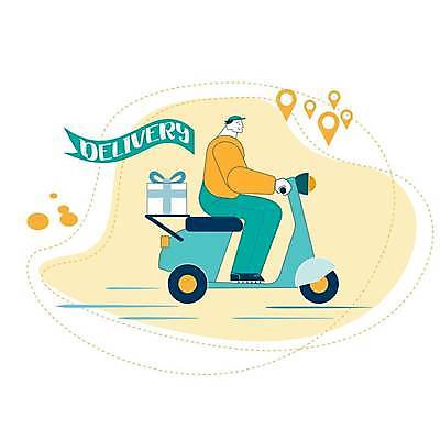 EPS 해외이미지 캐릭터 컨셉 일러스트 비즈니스 교통시설 모바일 노동자 사람 상자 스쿠터 오토바이 화물 표현 업무 운전사 플랫 배달원 만화 심볼 서비스 상업 코믹 패키지 수납 물류 고립 마케팅 특별함 활자 해외일러스트 일러캐릭터 직업 교통 바이크 운송업 작업 시설 활자판 파일형식 벡터 이미지허브