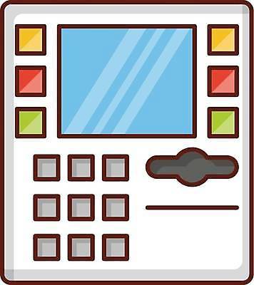 EPS 해외이미지 돈 일러스트 비즈니스 금융 쇼핑 픽토그램 달러 검은색 기계 흰색 신용카드 심볼 서비스 사인 전자 ATM 인출 해외일러스트 컬러 경제 재산 파일형식 벡터 이미지허브