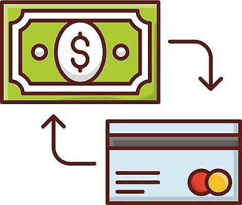 EPS 해외이미지 돈 일러스트 사람없음 거래 신용카드 방법 해외일러스트 금융 재산 파일형식 벡터 이미지허브
