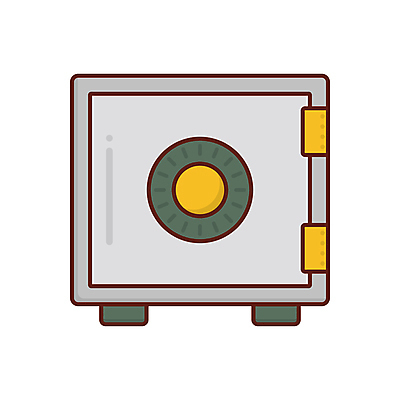 JPG 해외이미지 일러스트 사람없음 금융 보호 금고 해외일러스트 컨셉 경제 파일형식 이미지허브