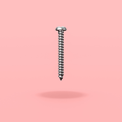 JPG 해외이미지 일러스트 사람없음 3D 나사 못 오브젝트 분홍색배경 해외일러스트 분홍색 백그라운드 공구 디지털합성 파일형식 이미지허브