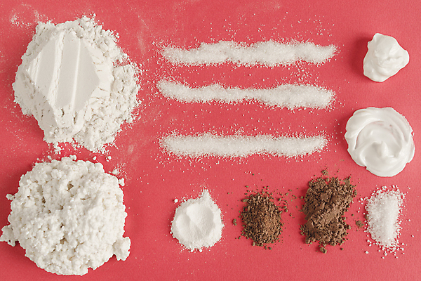 포토 JPG 해외이미지 사람없음 설탕 밀가루 코코아가루 분홍색배경 해외포토 분홍색 백그라운드 가루 파일형식 이미지허브