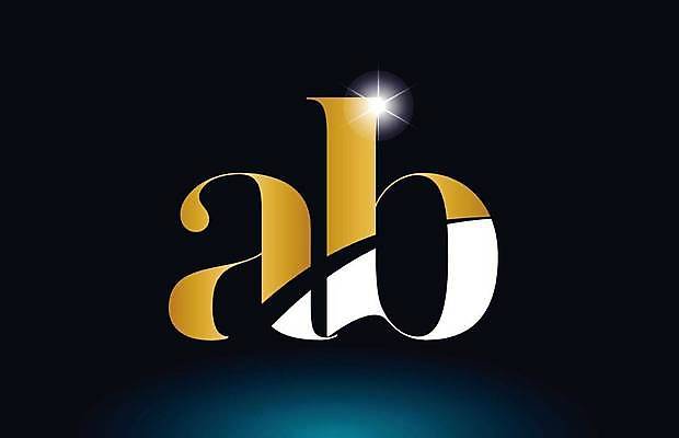 EPS 해외이미지 모양 템플릿 디자인 알파벳 백그라운드 일러스트 회사 비즈니스 황금 편지 B 심볼 신분 A 엘리먼트 활자 브랜딩 해외일러스트 영어 활자판 파일형식 벡터 이미지허브