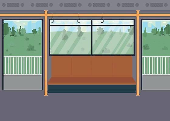 EPS 해외이미지 일러스트 사람없음 전철 전차 해외일러스트 육상교통 대중교통 파일형식 벡터 이미지허브