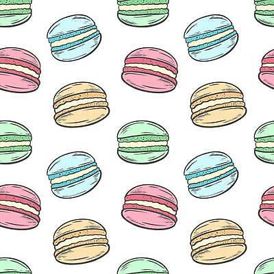 EPS 해외이미지 전통 디자인 음식 분홍색 백그라운드 패턴 일러스트 벽지 디저트 요리 미술 그래픽 장식 초록색 파란색 컬러풀 노란색 쿠키 케이크 보라색 빵집 프랑스 흰색 대접 원형 달콤 작음 스케치 컵케이크 굽기 크림 오브젝트 질감 모음 판화 마카롱 프랑스어 핸드메이드 맛있는 해외일러스트 도형 문자 유럽 컬러 무늬 문화예술 상점 맛 크기 구이 파일형식 벡터 이미지허브