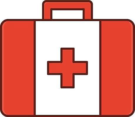 EPS 해외이미지 일러스트 의학 사람없음 빨간색 십자표시 의료상자 해외일러스트 컬러 표시 구급상자 파일형식 벡터 이미지허브