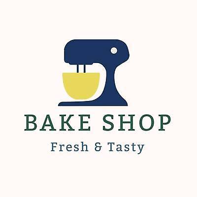EPS 해외이미지 일러스트 비즈니스 사람없음 빵집 심볼 제빵 제빵기구 믹싱기계 반죽기 브랜딩 해외일러스트 주방용품 제과제빵 상점 파일형식 벡터 이미지허브