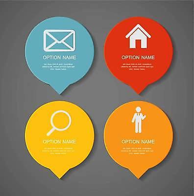 EPS 해외이미지 디자인 말풍선 일러스트 비즈니스 돋보기 사람모양 사람없음 자료 인포그래픽 정보 이메일 편지 레이아웃 집모양 해외일러스트 모양 파일형식 벡터 이미지허브