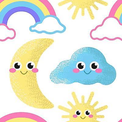 EPS 해외이미지 구름 디자인 행복 종이 얼굴 어린이 백그라운드 무지개 패턴 일러스트 자연 벽지 하늘 날씨 추상 미술 미소 그래픽 장식 여름 파란색 컬러풀 태양 놀이방 꿈 흰색 아기 직물 잠 달콤 낙서 인쇄 만화 천 그림 질감 스칸디나비아 파스텔톤 반복 해외일러스트 자연요소 계절 감정 컬러 무늬 문화예술 표정 사람 신체부위 맛 생태계 파일형식 벡터 이미지허브