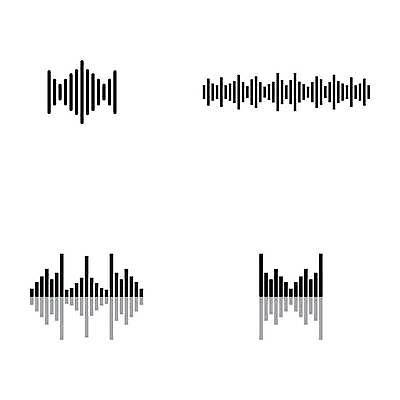 EPS 해외이미지 음악 일러스트 사람없음 소리 볼륨 스테레오 이퀄라이저 사운드웨이브 해외일러스트 문화예술 파일형식 벡터 이미지허브