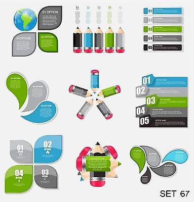 EPS 해외이미지 지구 말풍선 일러스트 비즈니스 사람없음 그래픽 세트 연필 자료 인포그래픽 정보 나뭇잎모양 목차 해외일러스트 모양 나뭇잎 학용품 필기구 파일형식 벡터 이미지허브