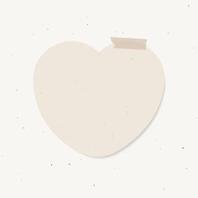 EPS 해외이미지 디자인 일러스트 프레임 사람없음 공백 하트 테이프 베이지색 카피스페이스 해외일러스트 모양 컬러 문구용품 파일형식 벡터 이미지허브