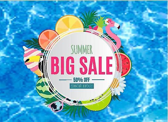 EPS 해외이미지 디자인 배너 꽃 일러스트 아이스크림 수박 사람없음 여름 파란색 쇼핑 선글라스 세일 플라밍고 원형프레임 빅세일 토코투칸 트로피컬아트 해외일러스트 식물 계절 안경 컬러 과일 조류 디저트 프레임 원형 그림 파일형식 벡터 이미지허브