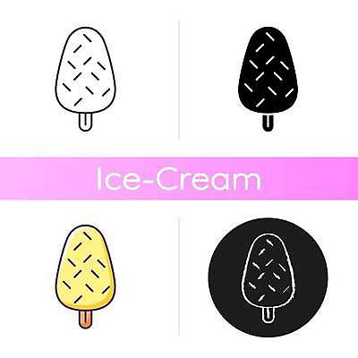 EPS 해외이미지 디자인 일러스트 아이스크림 디저트 사람없음 플랫 해외일러스트 음식 파일형식 벡터 이미지허브