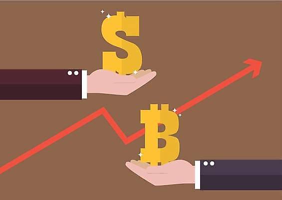 EPS 해외이미지 손 화살표 일러스트 비즈니스 모션 들기 신체부위 달러 거래 상승 가상화폐 해외일러스트 컨셉 돈 사람 파일형식 벡터 이미지허브