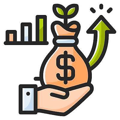 EPS 해외이미지 선 돈 일러스트 비즈니스 그래프 금융 달러 동전 시장 심볼 투자 상업 해외일러스트 경제 재산 파일형식 벡터 이미지허브