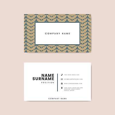 EPS 해외이미지 디자인 줄기 잎 일러스트 비즈니스 명함 명함템플릿 사람없음 노란색 사각형 가로명함 해외일러스트 도형 식물 템플릿 컬러 파일형식 벡터 이미지허브