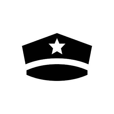 EPS 해외이미지 모자 일러스트 경찰 심볼 해외일러스트 직업 잡화 파일형식 벡터 이미지허브