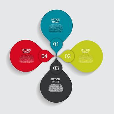 EPS 해외이미지 디자인 일러스트 비즈니스 사람없음 자료 인포그래픽 정보 원형 연결 레이아웃 목차 해외일러스트 도형 파일형식 벡터 이미지허브