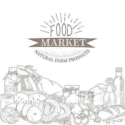 EPS 해외이미지 템플릿 배너 잡화 음식 컨셉 토마토 채소 일러스트 건강 세트 라벨 세일 상점 우유 수확 시장 선택 구매 농부 상품 수집 사인 유기농 복고 상업 소매 건강식 슈퍼마켓 매각 영양분 채식주의자 해외일러스트 직업 웰빙 농업 유제품 프레임 쇼핑 채식 파일형식 벡터 이미지허브