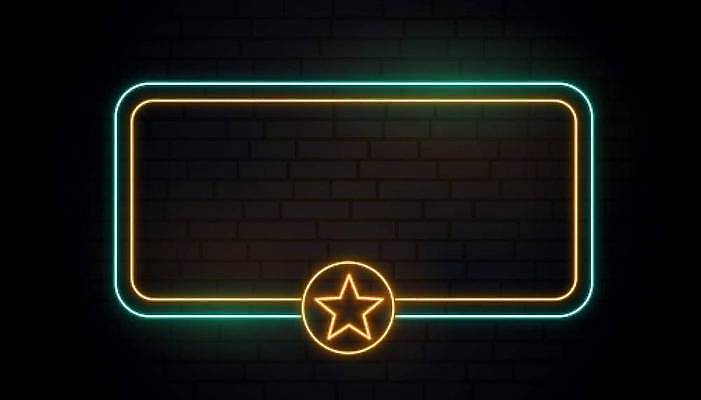 EPS 해외이미지 배너 별 선 라인일러스트 일러스트 프레임 사람없음 그래픽 빛 사각형 원형 네온 카피스페이스 해외일러스트 자연요소 도형 공백 파일형식 벡터 이미지허브