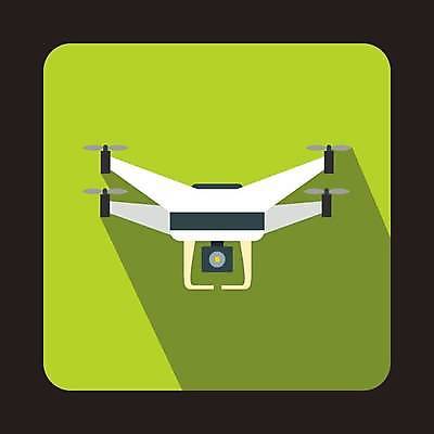 EPS 해외이미지 일러스트 그림자 사람없음 연두색 카메라 플랫 드론 해외일러스트 초록색 전자제품 파일형식 벡터 이미지허브