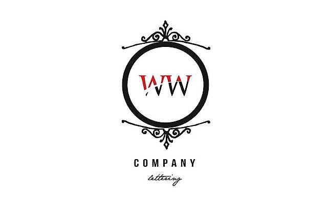 EPS 해외이미지 모양 템플릿 디자인 알파벳 백그라운드 일러스트 회사 비즈니스 추상 타이포그라피 장식 빨간색 검은색 흰색 편지 심볼 신분 W 엘리먼트 활자 레터링 모노그램 해외일러스트 문자 영어 컬러 무늬 활자판 파일형식 벡터 이미지허브