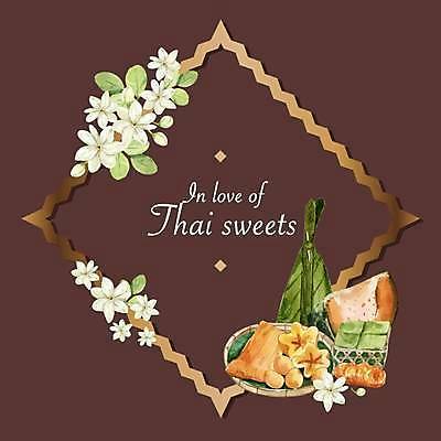 EPS 해외이미지 꽃 과일 일러스트 디저트 사각프레임 프레임 글자캘리그라피 사람없음 갈색 케이크 마름모 태국음식 해외일러스트 도형 식물 음식 컬러 캘리그라피 사각형 동양음식 파일형식 벡터 이미지허브
