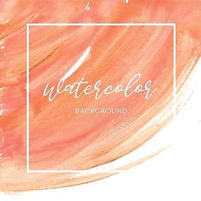 EPS 해외이미지 백그라운드 일러스트 붓터치 프레임 글자캘리그라피 사람없음 사각형 코랄 해외일러스트 도형 컬러 캘리그라피 파일형식 벡터 이미지허브