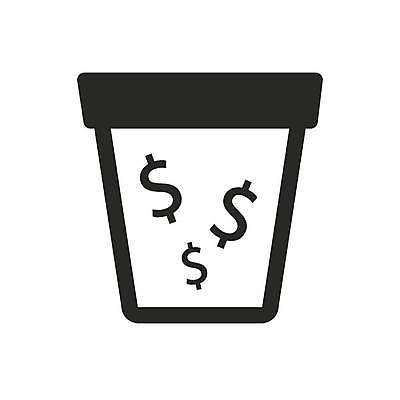 EPS 해외이미지 일러스트 쓰레기통 심볼 낭비 해외일러스트 컨셉 파일형식 벡터 이미지허브