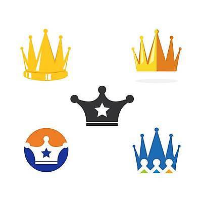 EPS 해외이미지 디자인 별 일러스트 비즈니스 왕관 사람없음 파란색 노란색 심볼 새로고침 해외일러스트 자연요소 컬러 파일형식 벡터 이미지허브