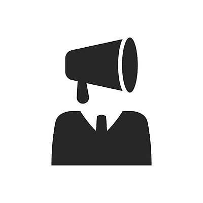 EPS 해외이미지 일러스트 비즈니스 확성기 발표 알림 심볼 마케팅 해외일러스트 파일형식 벡터 이미지허브