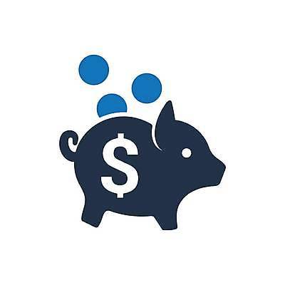 EPS 해외이미지 일러스트 사람없음 달러 동전 저축 돼지저금통 남색 투자 해외일러스트 컬러 돈 비즈니스 금융 저금통 파일형식 벡터 이미지허브
