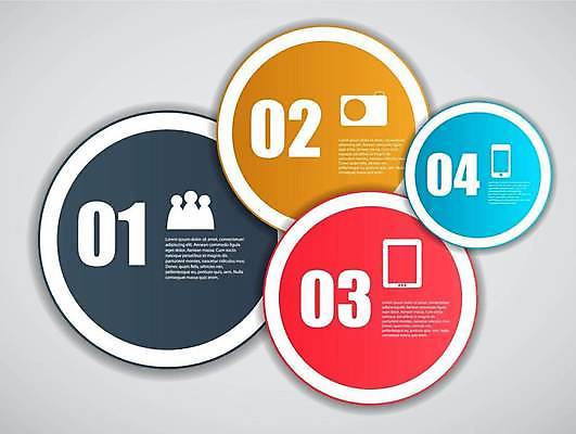 EPS 해외이미지 디자인 일러스트 비즈니스 사람모양 사람없음 스마트폰 태블릿 카메라 자료 인포그래픽 정보 원형 레이아웃 순서 목차 해외일러스트 모양 도형 전자제품 핸드폰 스마트기기 파일형식 벡터 이미지허브