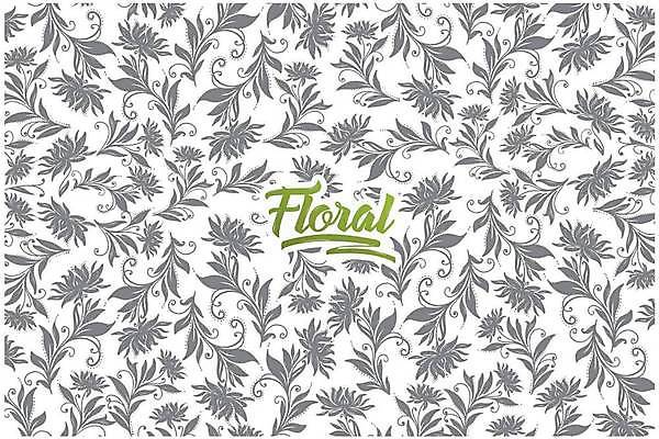 EPS 해외이미지 잎 패턴 일러스트 타이포그라피 사람없음 세트 낙서 손그림 잎줄기 해외일러스트 식물 문자 줄기 무늬 파일형식 벡터 이미지허브