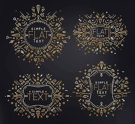 EPS 해외이미지 디자인 선 백그라운드 스티커 일러스트 프레임 그래픽 장식 세트 유행 라벨 검은색 수확 황금 플랫 우아함 심볼 윤곽 배지 육각형 엘리먼트 타격 활자 모노그램 미니멀리스트 국경 해외일러스트 도형 컬러 컨셉 농업 모션 활자판 파일형식 벡터 이미지허브