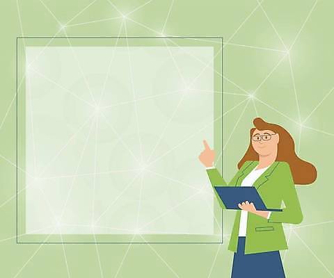 EPS 해외이미지 디자인 여자 백그라운드 일러스트 비즈니스 프레임 한명 들기 정장 상반신 성인 노트북 가리킴 비즈니스우먼 성인여자한명만 안경낌 카피스페이스 해외일러스트 1 옷 안경 모션 사람 손짓 전자제품 공백 직장인 여자한명만 성인여자만 파일형식 벡터 이미지허브