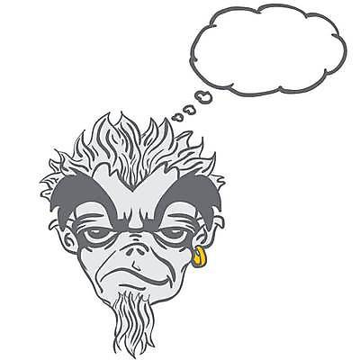 EPS 해외이미지 응시 남자 감정 얼굴 일러스트 수염 요정 머리 회색 흰색 황금 악마 이발 싱글 고립 몬스터 해외일러스트 시선 컬러 사람 신체부위 파일형식 벡터 이미지허브