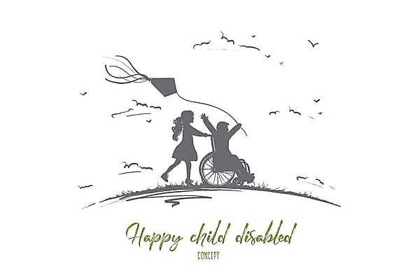 EPS 해외이미지 학생 응시 여자 행복 어린이 컨셉 일러스트 함께함 미소 앉기 소년 야외 연필 환자 밀기 질병 장애인 스케치 휠체어 손그림 장애 고립 엘리먼트 지원 필기체 레터링 접근 해외일러스트 문자 시선 남자 감정 의학 모션 학용품 표정 미술 사람 필기구 파일형식 벡터 이미지허브