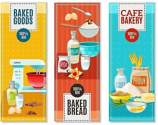 EPS 해외이미지 템플릿 접시 디자인 배너 잡화 선 음식 빵 백그라운드 스티커 일러스트 비즈니스 요리 장식 세로 세트 세일 케이크 카페 빵집 우유 기구 플랫 기름 상품 설탕 굽기 수집 믹서 레이아웃 밀가루 소금 레시피 버터 성분 건포도 고립 바닐라 북마크 소다 시나몬 식초 엘리먼트 페스츄리 해외일러스트 식기 포도 디저트 유제품 상점 가루 구이 건과일 파일형식 벡터 이미지허브